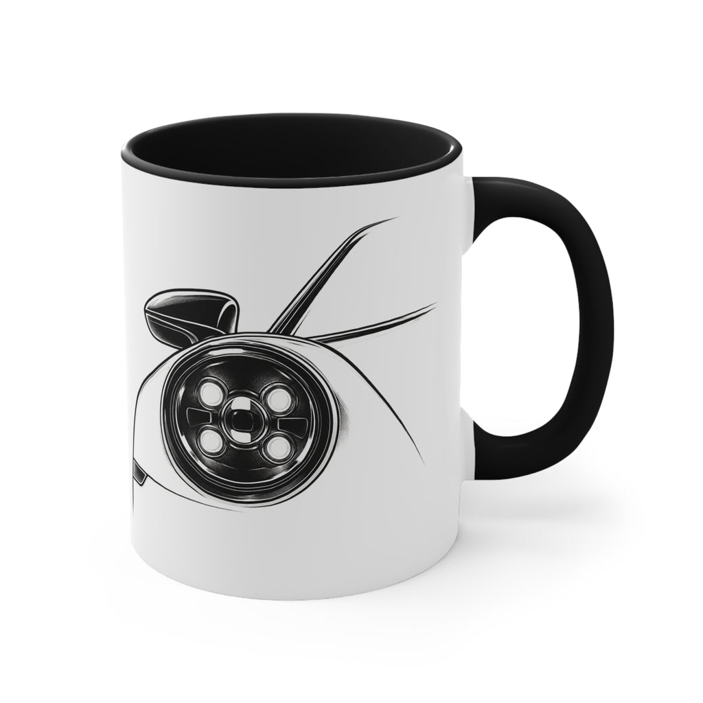 Porsche Night Shift Accent Mug — "Closed Parking"