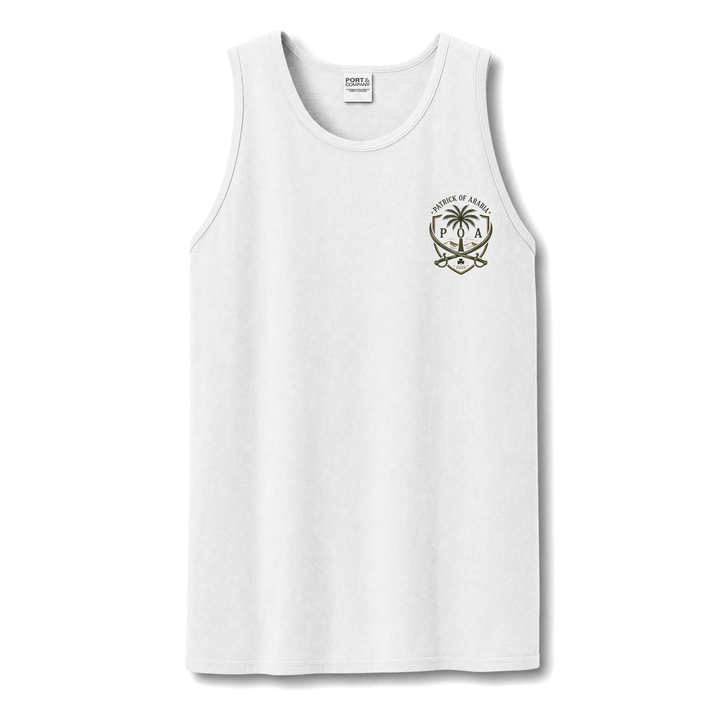 Tank — Desert Palm Crest Tank Top (Garment-Dyed)