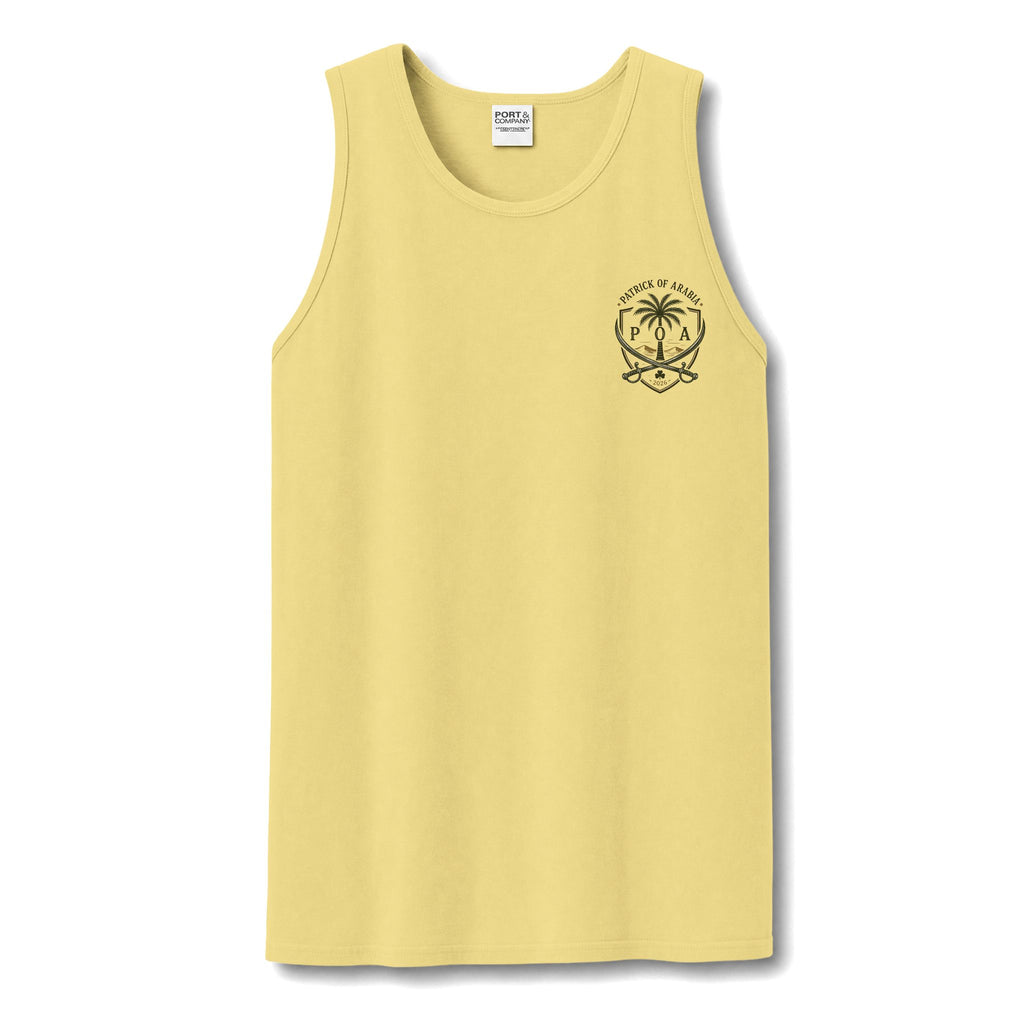 Tank — Desert Palm Crest Tank Top (Garment-Dyed)