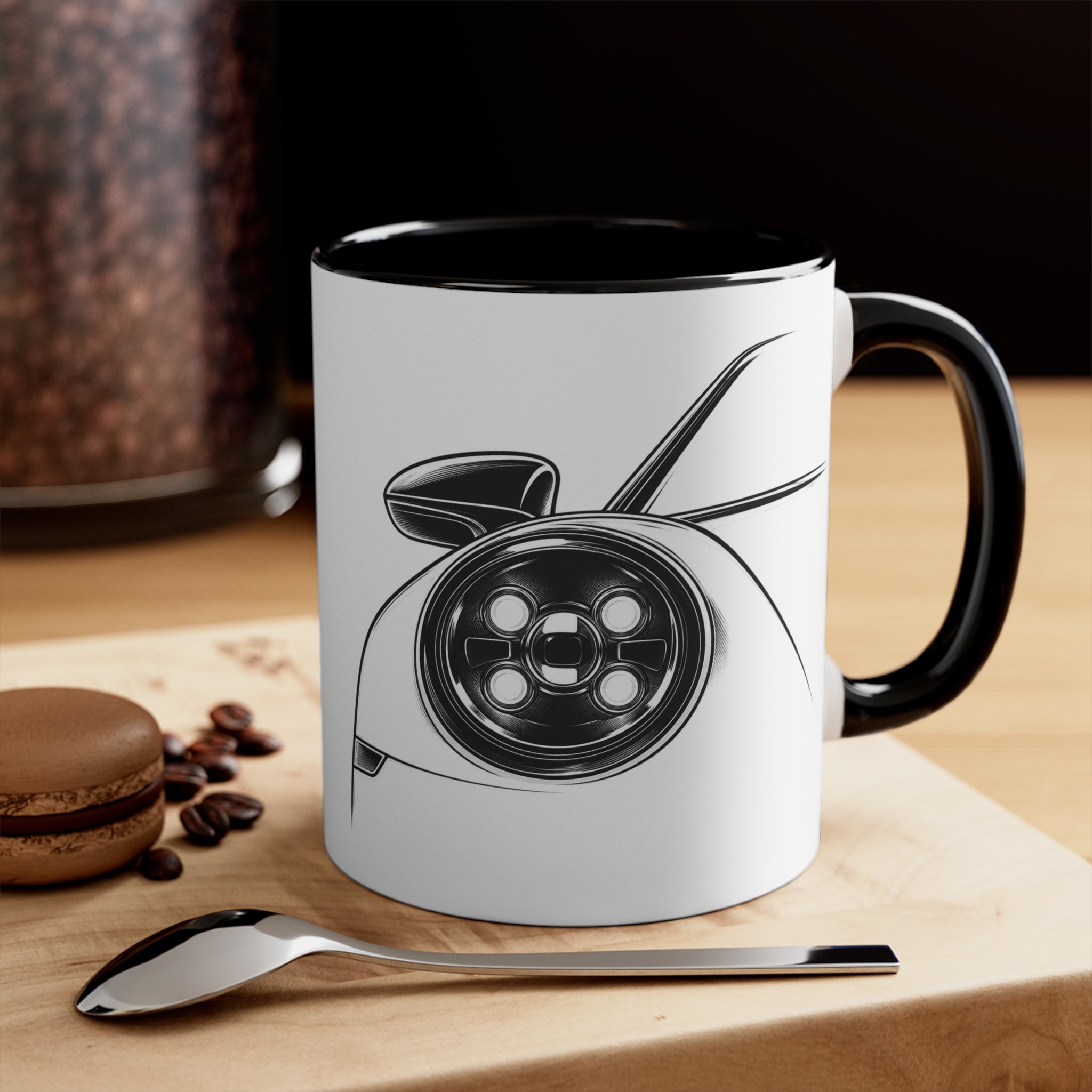 Porsche Night Shift Accent Mug — "Closed Parking"