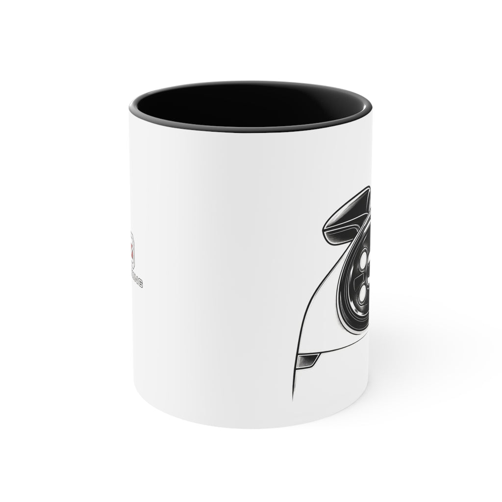 Porsche Night Shift Accent Mug — "Closed Parking"