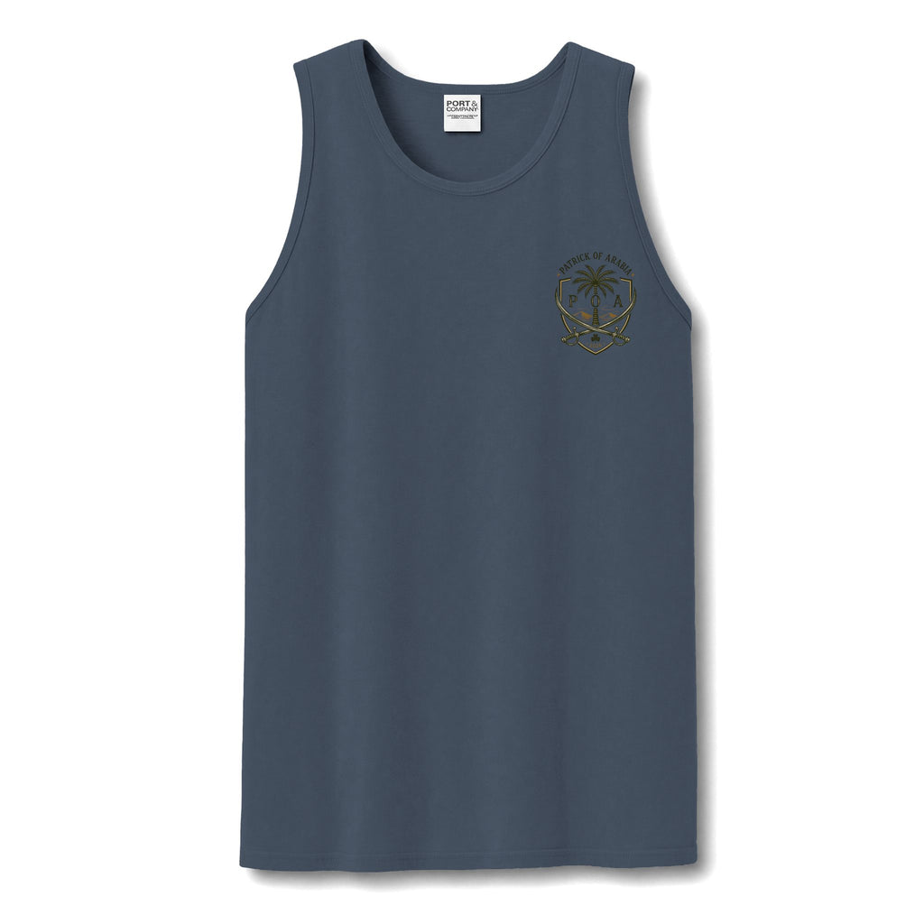 Tank — Desert Palm Crest Tank Top (Garment-Dyed)