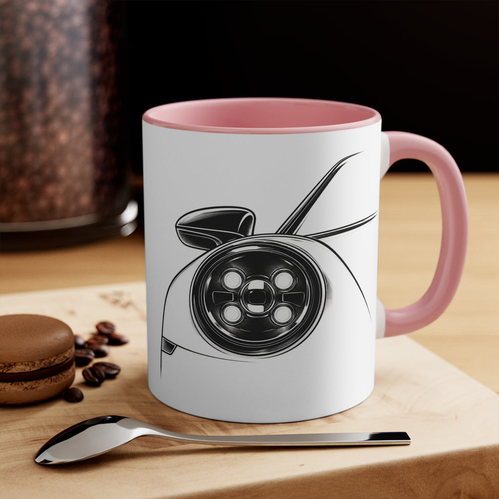 Porsche Night Shift Accent Mug — "Closed Parking"