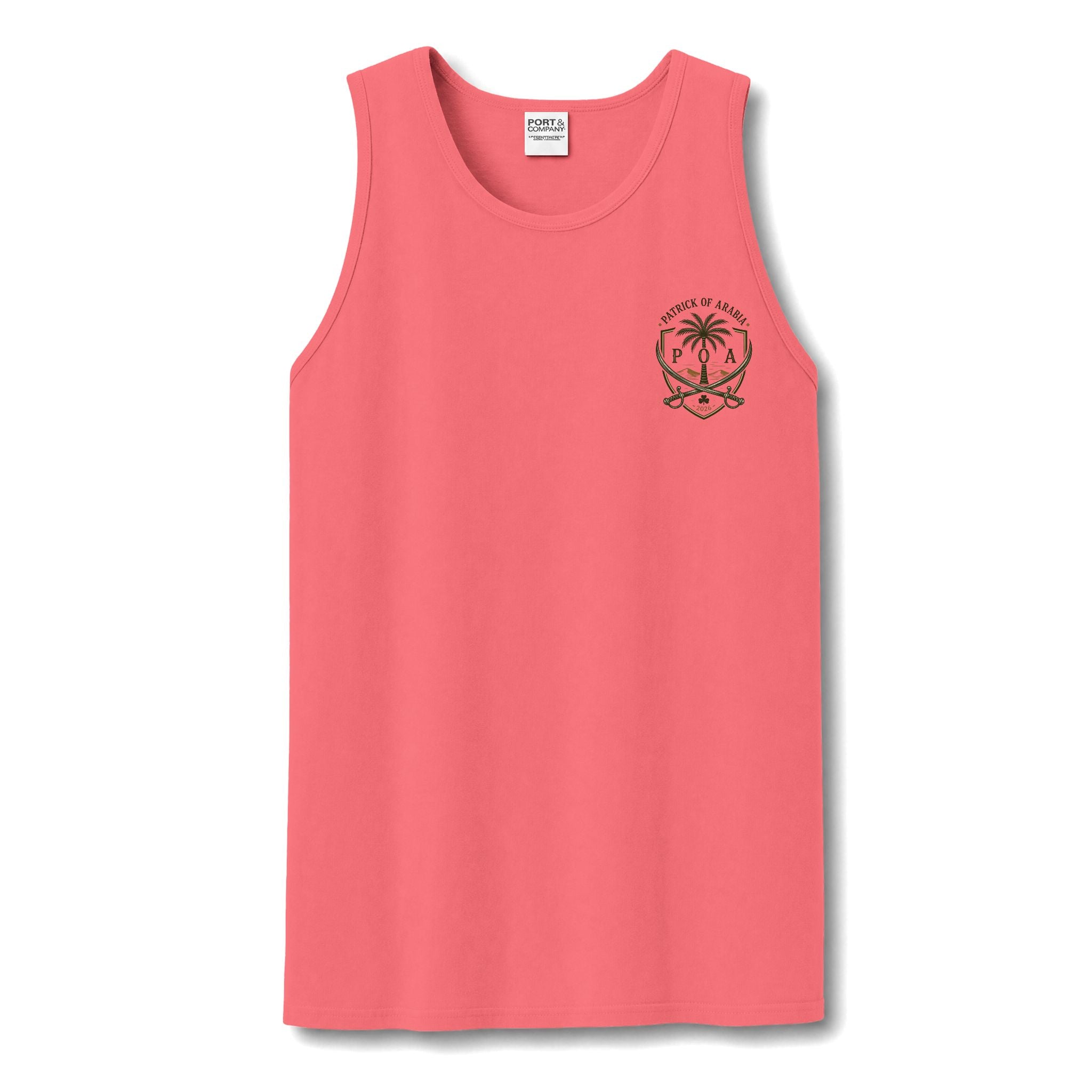 Tank — Desert Palm Crest Tank Top (Garment-Dyed)