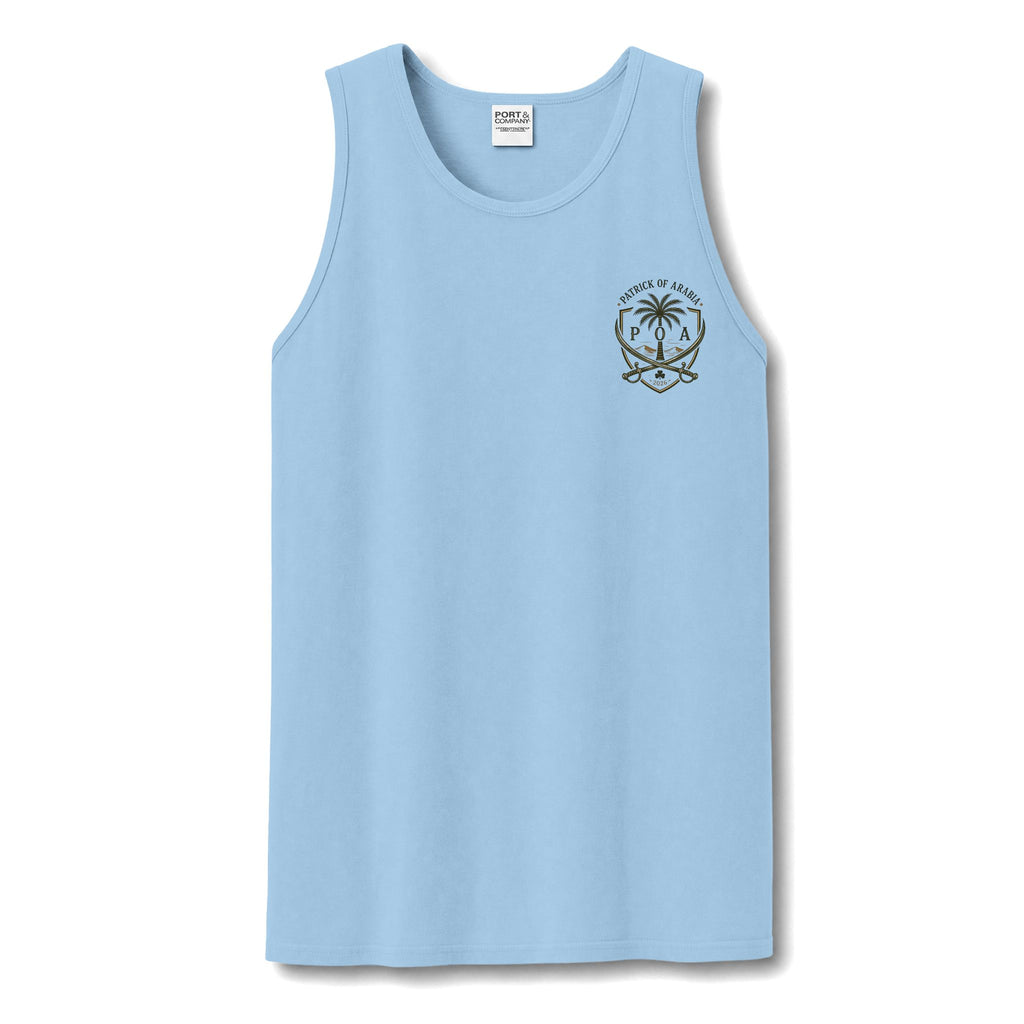 Tank — Desert Palm Crest Tank Top (Garment-Dyed)