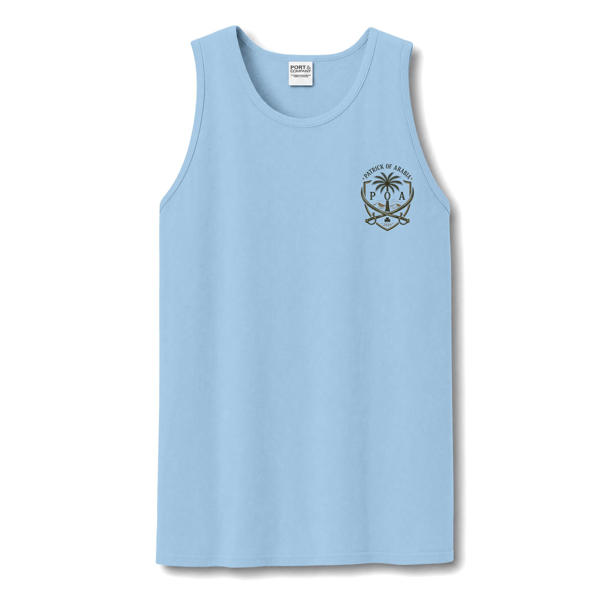 Tank — Desert Palm Crest Tank Top (Garment-Dyed)