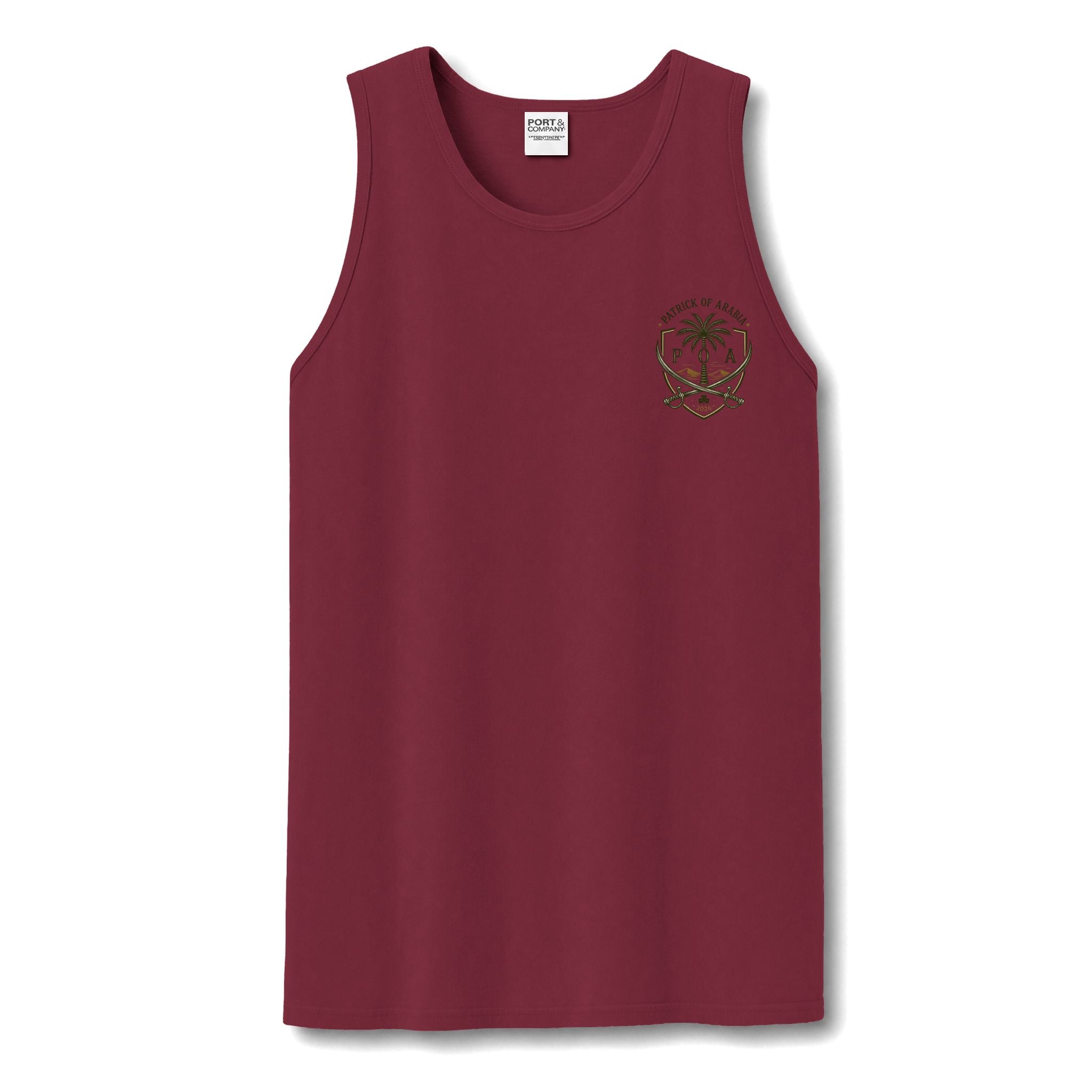 Tank — Desert Palm Crest Tank Top (Garment-Dyed)