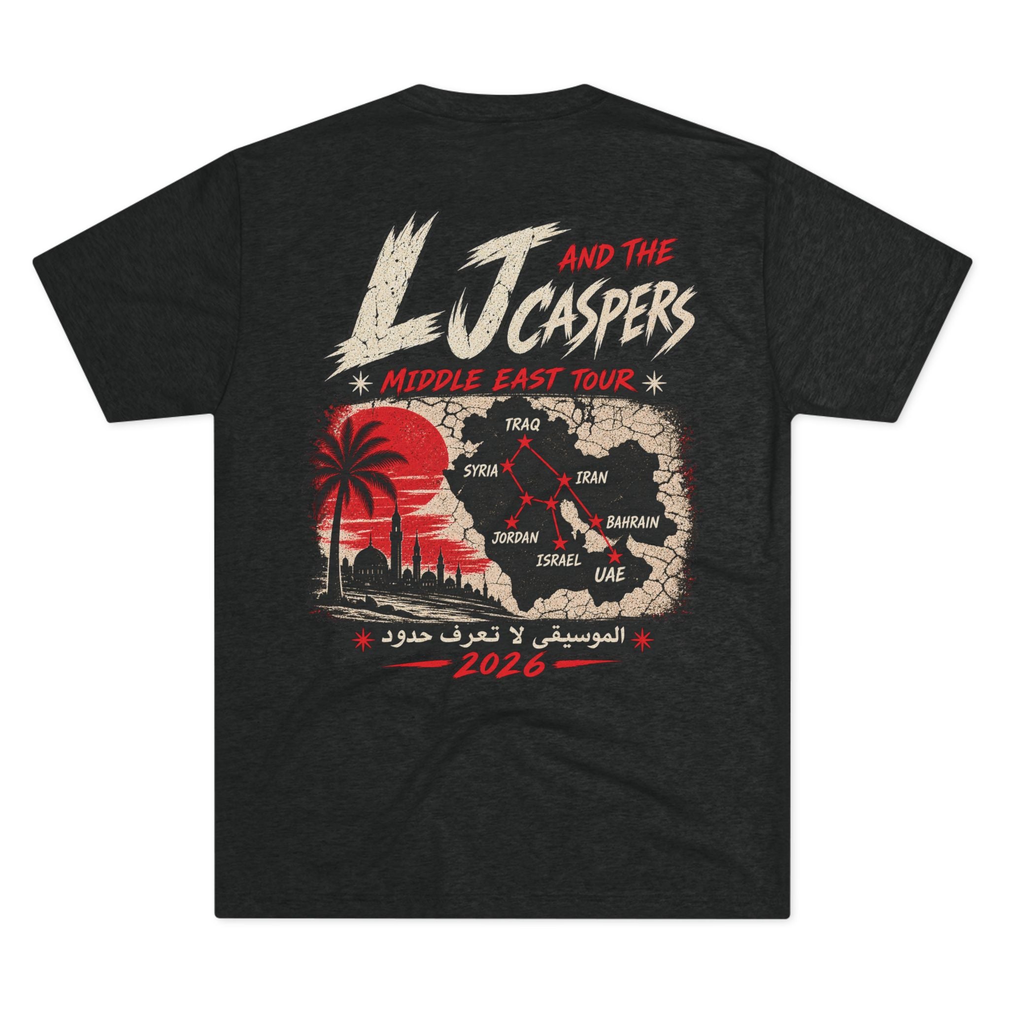 LJ and the Caspers, Middle East Tour - T-Shirt