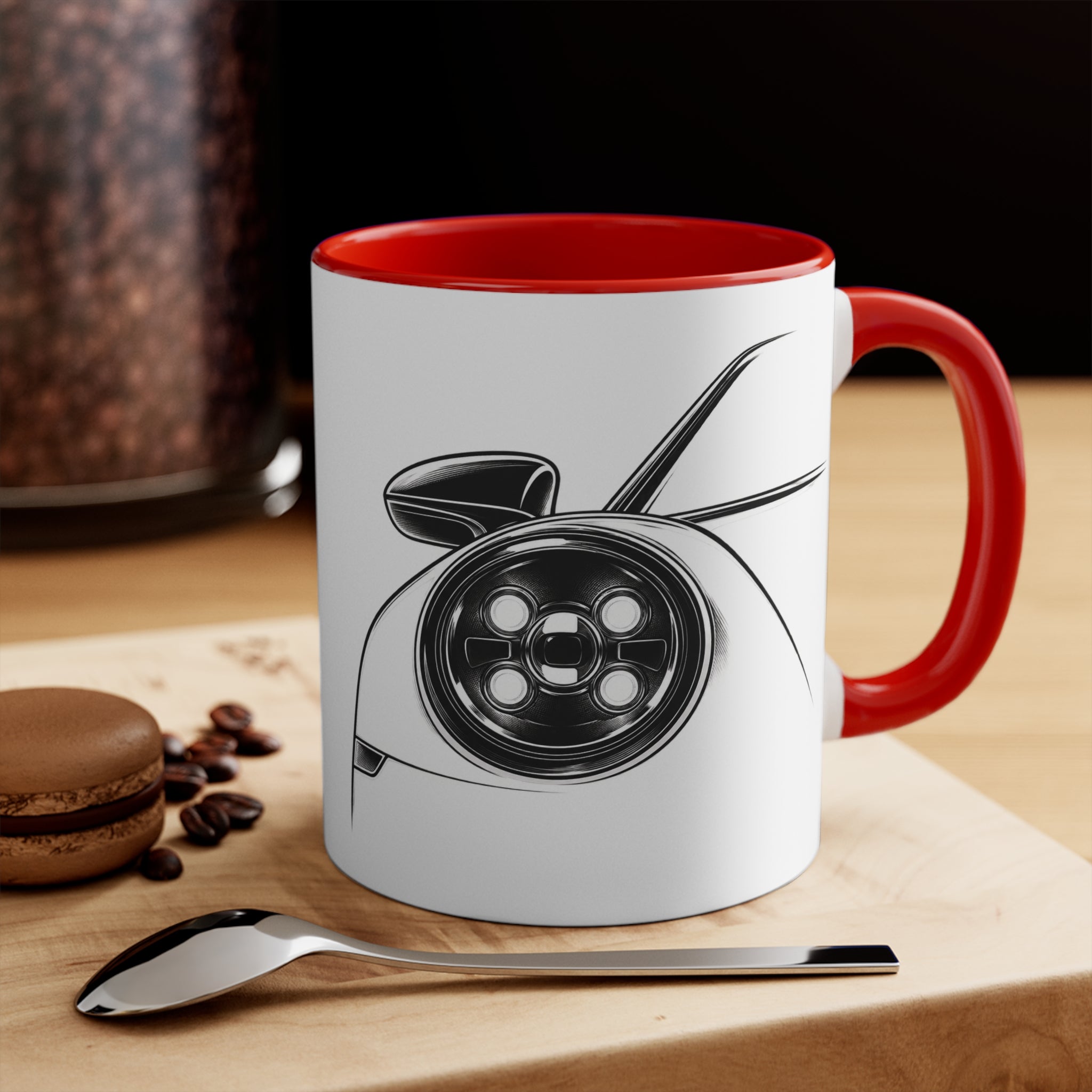 Porsche Night Shift Accent Mug — "Closed Parking"